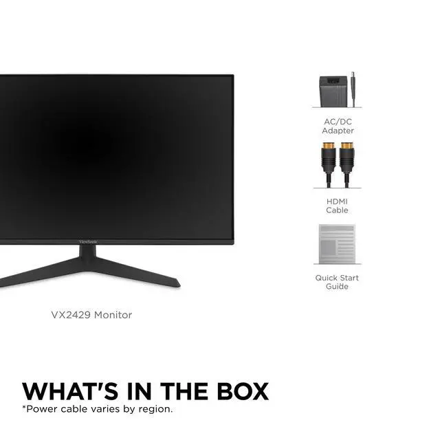 Alt view image 14 of 14 - ViewSonic VX2429 23.8" 16:9 Full HD 200Hz IPS LED Gaming Monitor