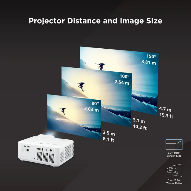 Alt view image 5 of 7 - ViewSonic LS740-4K 5000 ANSI Lumens 4K UHD Laser Projector High Brightness for Installation 1.6x Optical Zoom, H/V Keystone, 4-Corner Adjustment, 360-Degree Projection for Flexible Setup