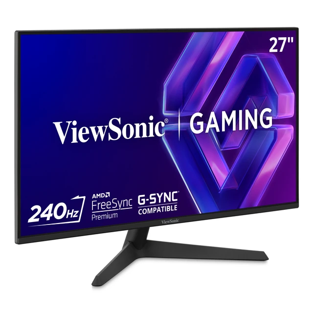 Alt view image 2 of 7 - ViewSonic VX2726 27" 1920 X 1080p FHD Gaming Monitor with 240Hz, 1ms MPRT, HDMI 2.1 and DisplayPort 1.4