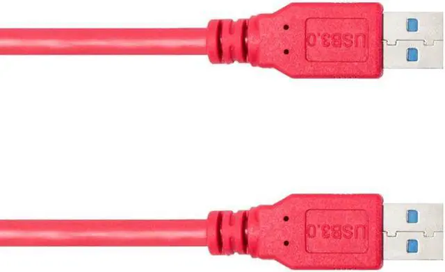 Alt view image 3 of 6 - Red USB 3.0 Riser Cable PCI-E 1x to 16x Extender Riser Card Adapter USB Cable Male to Male for Bitcoin Miner Antminer Mining