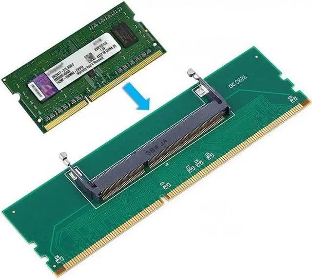 Main image of 1pc DDR3 Laptop SO-DIMM to Desktop DIMM Memory RAM Connector Adapter DDR3 Wholesale Drop Shipping
