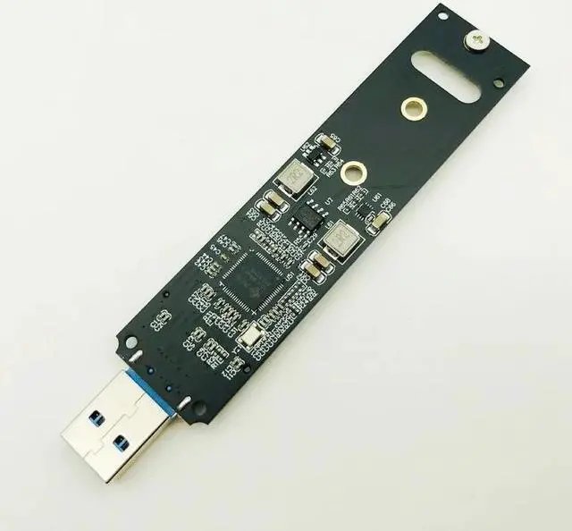 Alt view image 4 of 6 - Portable High Performance NVME to USB Adapter M.2 SSD to Type-A Card USB 3.1 Gen 2 Bridge Chip to M2 SSD Key M for Windows XP/7/