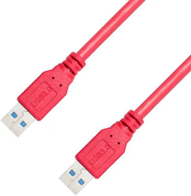 Alt view image 5 of 6 - Red USB 3.0 Riser Cable PCI-E 1x to 16x Extender Riser Card Adapter USB Cable Male to Male for Bitcoin Miner Antminer Mining