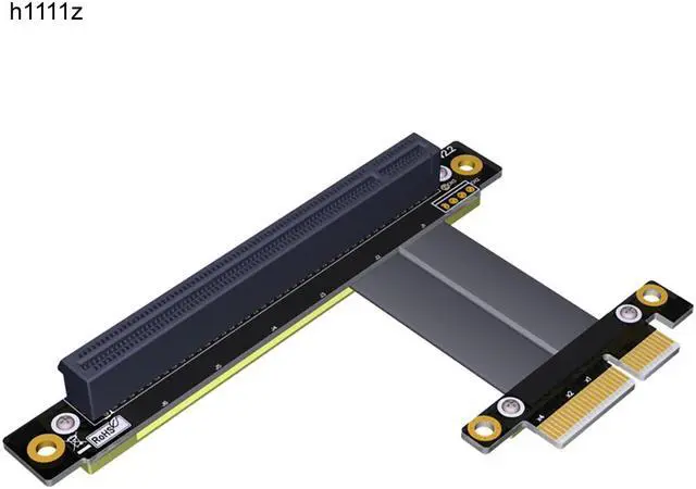 Main image of HOT    PCIE Riser PCI Express PCIE 4X to 16X Riser Card Ribbon Extender Adapter PCI-Express Extension Cable Flexible Cable 17cm
