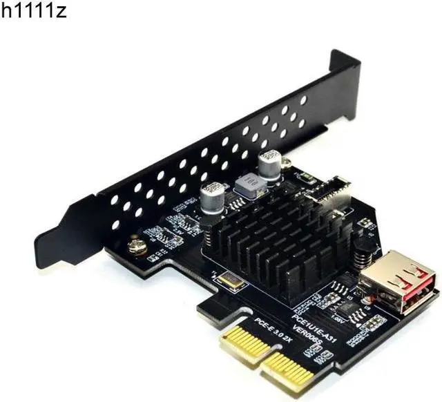 Main image of ASM3142 chip 10Gbps USB3.1 Gen 2 Type-E 20 Pin Expansion Card USB 2.0 PCI Express 3.0 X2 Adapter for Desktop PC Computer DIY