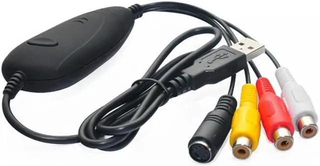 Alt view image 2 of 6 - USB2.0 Audio Video Grabber Capture,Convert Analog Video from VHS, Hi8, all Camcorders, DVD player, Satellite TV etc Capture Card
