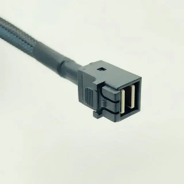 Alt view image 5 of 6 - 80CM Mini SAS HD SFF-8643 to SFF-8643 SATA HD Cable 12Gbps Backplane Cable for Server Motherboard Hard Disk Raid Mini SAS Cable