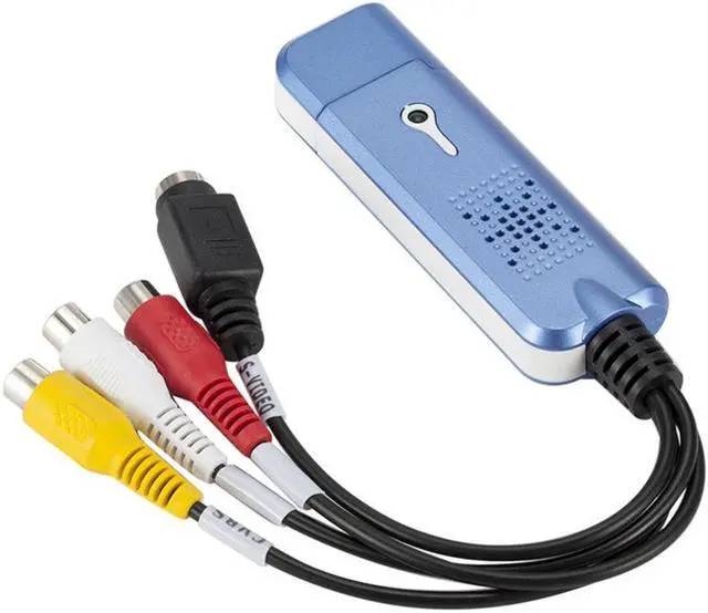 Alt view image 4 of 6 - Audio Video Capture Adapter VHS USB 2.0 For Capture Device DVD DVR TV Capture Card Converter Support Win10 For MAC IOS Drive