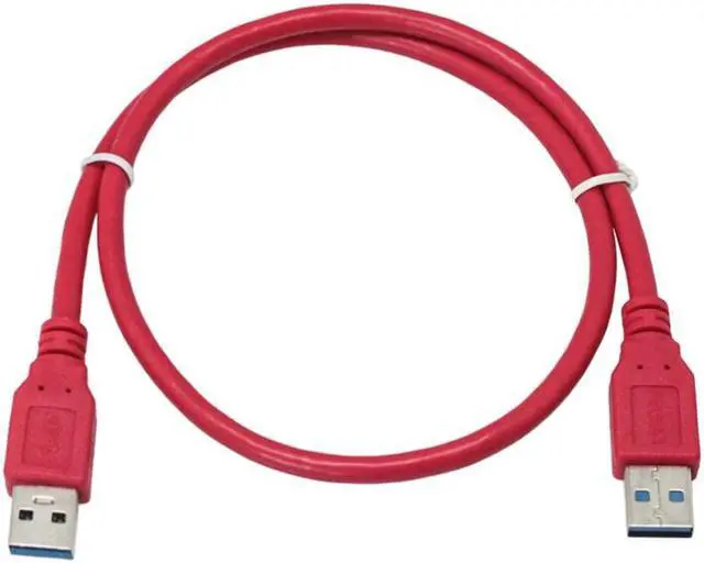 Alt view image 6 of 6 - Red USB 3.0 Riser Cable PCI-E 1x to 16x Extender Riser Card Adapter USB Cable Male to Male for Bitcoin Miner Antminer Mining