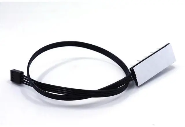 Alt view image 5 of 6 - 40cm 1 to 5 4-pins Molex TX4 PWM CPU Cooler Case Chasis Cooling Fan Power Cable Hub Splitter Adapter PWM 4Pin Fan Hub Controller
