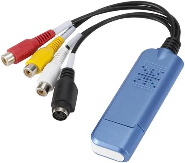 Alt view image 5 of 6 - Audio Video Capture Adapter VHS USB 2.0 For Capture Device DVD DVR TV Capture Card Converter Support Win10 For MAC IOS Drive