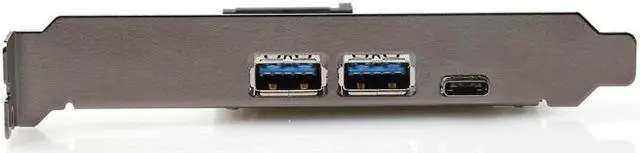 Alt view image 3 of 6 - USB 3.1 Type C PCIe Expansion Card PCI-e to 1 Type C and 2 Type A 3.0 USB Adapter PCI Express Riser card For Desktop VL805 Chips