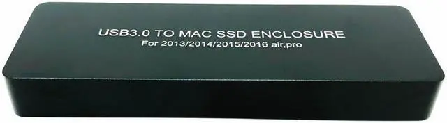 Alt view image 6 of 6 - SSD Enclosure for Macbook (2013 2014 2015 2016) USB 3.0 to SSD Adapter with Case SSD Reader for Macbook Air Pro Retina Enclosure