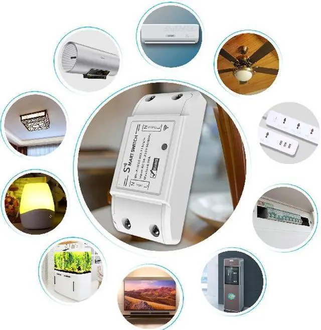 Alt view image 6 of 6 - Wifi Switch DIY Wireless Remote Domotica Light Smart Home Automation Relay Module Controller Good Work for Google Home for Alexa