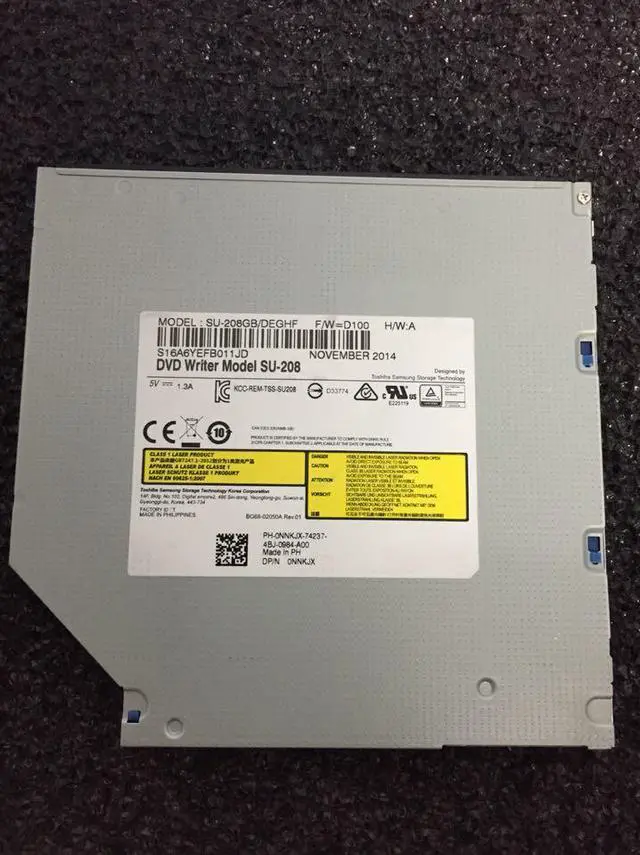 Alt view image 2 of 8 - For Samsung TS-U633 SU-208BB. SU-208FB GB 9.5MM DVD burner drive serial port Optical Drives