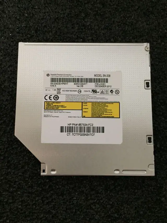 Alt view image 3 of 6 - Notebook built-in TS-L633 SN-208 drive DVDRW DVD burner Optical Drives