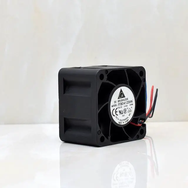 Alt view image 2 of 4 - For Delta FFB0412SHN/VHN 4028 4cm/cm 12V Double Ball Violence Gale Fan