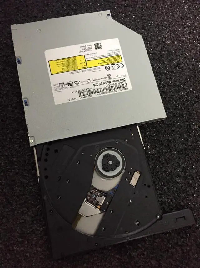 Alt view image 4 of 8 - For Samsung TS-U633 SU-208BB. SU-208FB GB 9.5MM DVD burner drive serial port Optical Drives