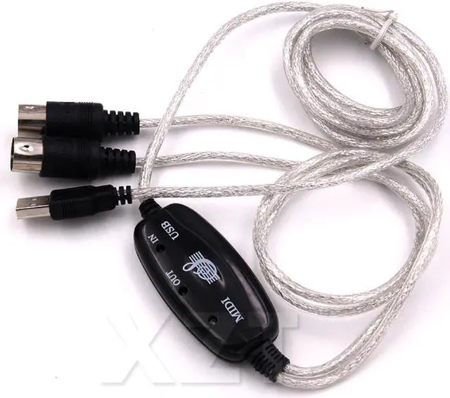 Main image of MIDI Cable to USB IN-OUT Converter Professional MIDI Interface Audio Music for Keyboard PC for Electric Piano Drum Adapter