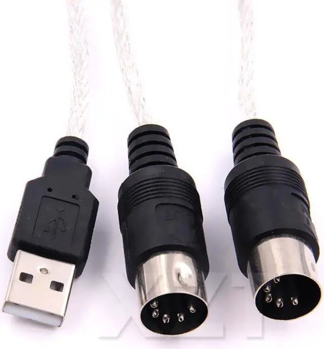 Alt view image 2 of 2 - MIDI Cable to USB IN-OUT Converter Professional MIDI Interface Audio Music for Keyboard PC for Electric Piano Drum Adapter