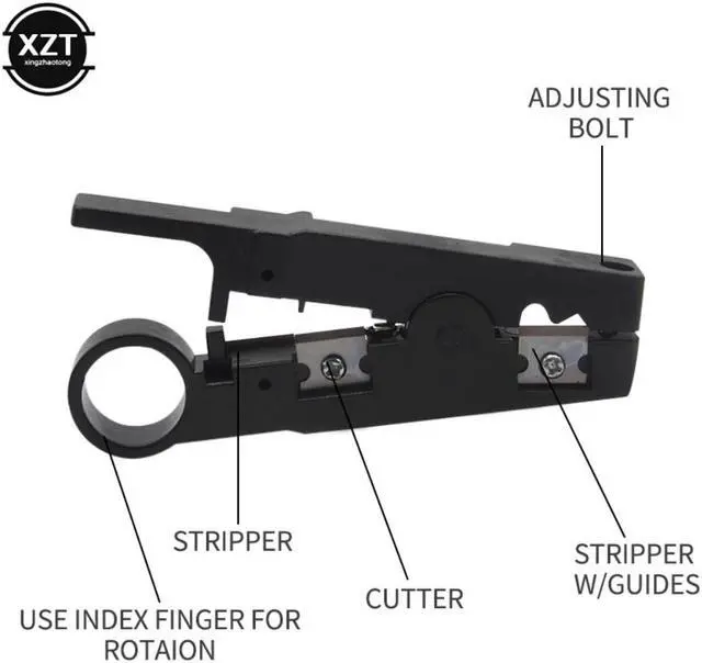 Main image of Crimper Cable Cutter Automatic Wire Stripper Multifunctional RJ45 Network Cable Stripping Tools Crimping Pliers Terminal Cut
