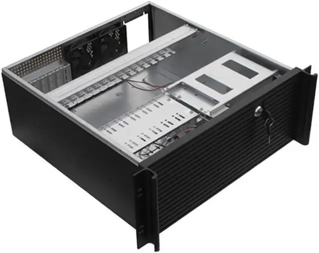 Alt view image 3 of 4 - 4U server rack chassis Supports various motherboards up to 12× 9.6Inch and below empty Server case PS2 series power supply can be installed