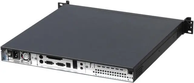Alt view image 5 of 5 - 1U server case / suitable for installing various motherboards of ATX 12 "× 9.6" and below size / standard 1U power supply with length 7.48-8.26in / empty case