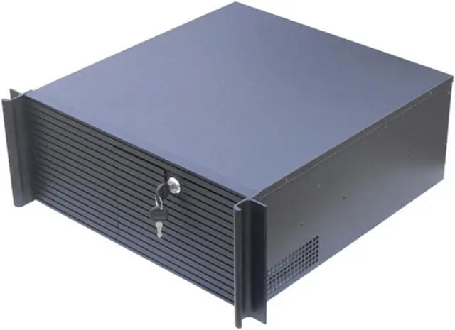 Alt view image 2 of 4 - 4U server rack chassis Supports various motherboards up to 12× 9.6Inch and below empty Server case PS2 series power supply can be installed