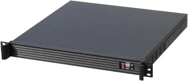 Alt view image 2 of 5 - 1U server case / suitable for installing various motherboards of ATX 12 "× 9.6" and below size / standard 1U power supply with length 7.48-8.26in / empty case