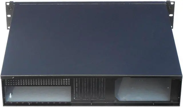 Alt view image 4 of 4 - 2U server chassis / standard 19-inch rack server chassis / suitable for installing various motherboards of ATX 12 "× 9.6" and below size / 4 standard 3.5 "hard disk bays / four slots empty chassis
