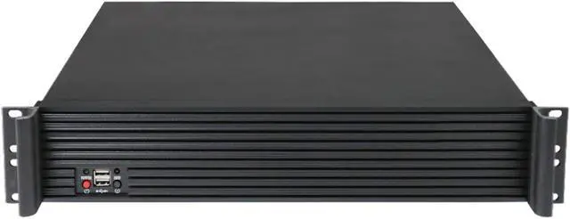 Alt view image 3 of 6 - 2U server chassis / standard 19-inch rack server chassis / suitable for installing various motherboards of ATX 12 "× 9.6" and below size / 6 standard 3.5 "HDD / 7-slot rear window empty chassis