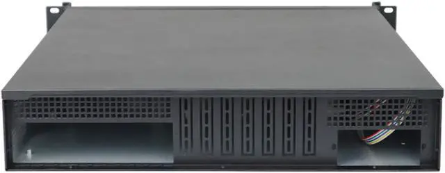 Alt view image 4 of 6 - 2U server chassis / standard 19-inch rack server chassis / suitable for installing various motherboards of ATX 12 "× 9.6" and below size / 6 standard 3.5 "HDD / 7-slot rear window empty chassis