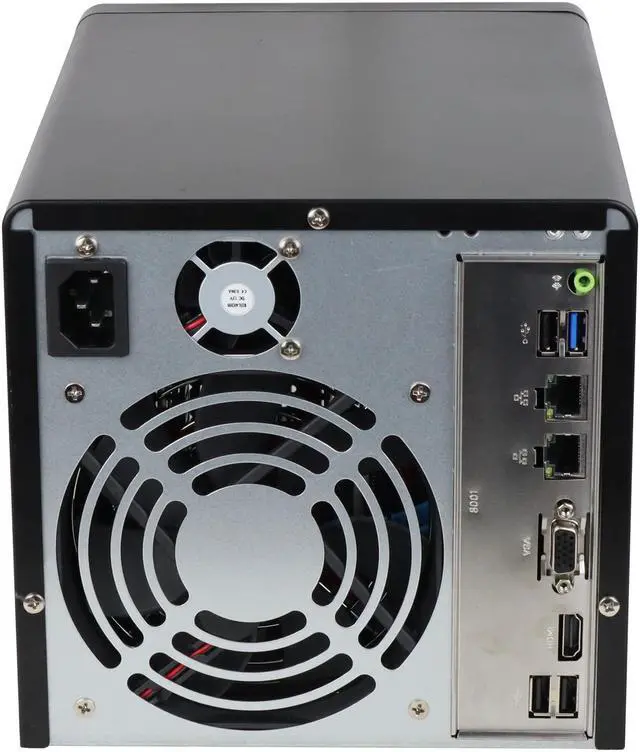 Alt view image 3 of 5 - 4-bay NAS chassis / ATX DIY hot-swappable IPFS server mini mini-itx empty chassis / + Enhance1U 250W power supply
