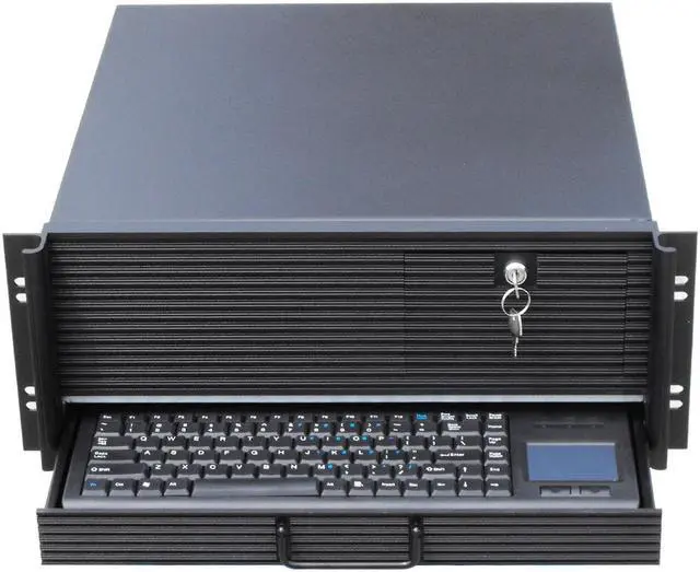 Alt view image 5 of 5 - 4U industrial integrated chassis / standard 19-inch rack-mounted industrial control chassis / 4 standard 3.5-inch hard disk slots (including 2 hot-swappable hard disk slots) / empty chassis
