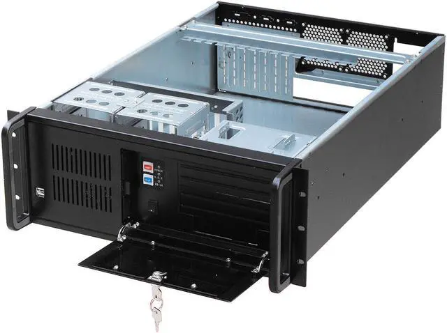 Alt view image 3 of 5 - 4U industrial control chassis / suitable for the installation of standard ISA / PCI / PCIMG industrial backplane or industrial motherboards of 12 inches * 13 inches and below