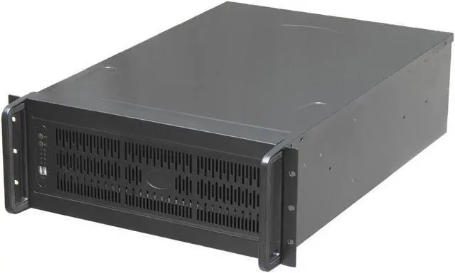 Main image of Internet cafe server chassis / standard 19-inch rack-mounted server chassis / suitable for various motherboards of E-ATX 12 × 13 inches and below / empty chassis