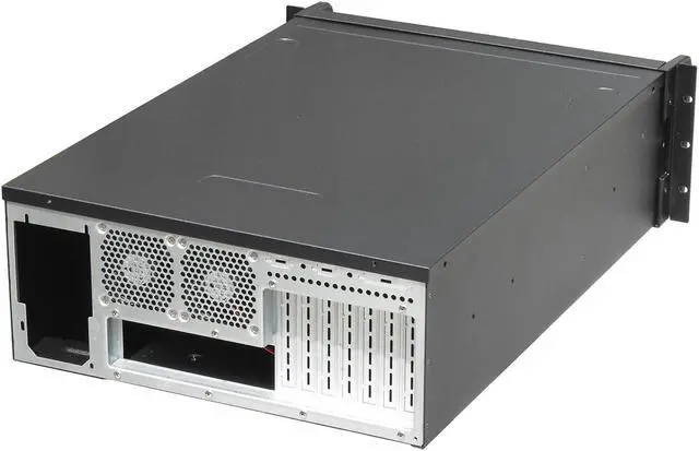 Alt view image 3 of 5 - Internet cafe server chassis / standard 19-inch rack-mounted server chassis / suitable for various motherboards of E-ATX 12 × 13 inches and below / empty chassis