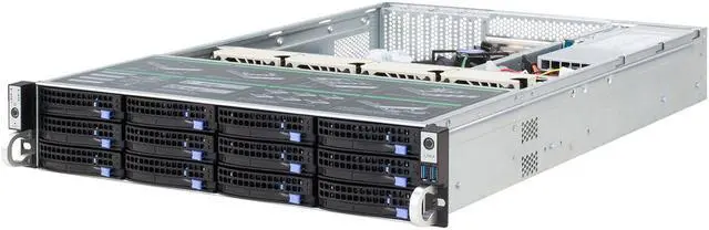 Main image of 2U Rackmount Hotswap server Case / equipped with 6Gb / s Expander expansion backplane, Mini-sas (SFF8087) interface, with temperature control, with SGPIO, with time-sharing start / empty chassis