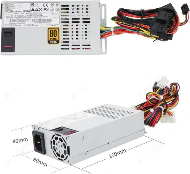 Alt view image 2 of 7 - FLEX small 1U computer industrial industrial control server 300W ultra-quiet host power supply ENP-7030B