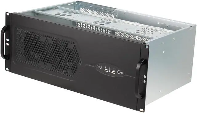Alt view image 2 of 5 - 4U300 server chassis  Compatible motherboard: standard ATX following motherboard Size: L300*W437.5*H176.5MM  empty chassis