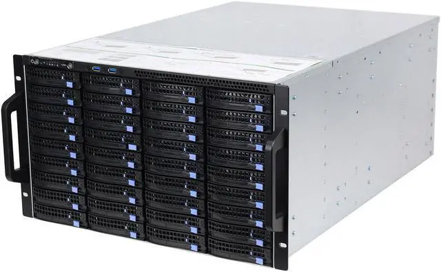 Alt view image 4 of 7 - 6U Rackmount Hotswap server Case Storage Server Chassis 60 hard drive box 6GB extended backplane storage server chassis IPFS empty chassis