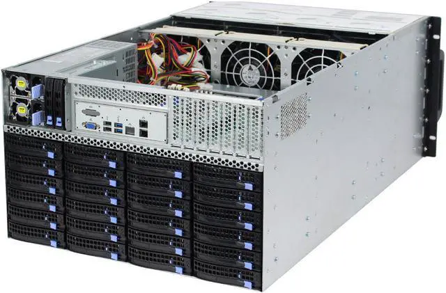 Alt view image 3 of 7 - 6U Rackmount Hotswap server Case Storage Server Chassis 60 hard drive box 6GB extended backplane storage server chassis IPFS empty chassis