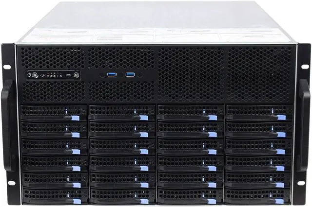 6U Rackmount Hotswap server Case 48 hard drive enclosure 6GB