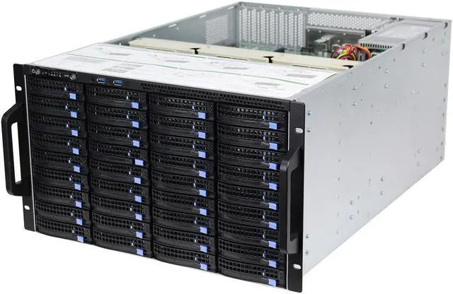 Alt view image 5 of 7 - 6U Rackmount Hotswap server Case Storage Server Chassis 60 hard drive box 6GB extended backplane storage server chassis IPFS empty chassis
