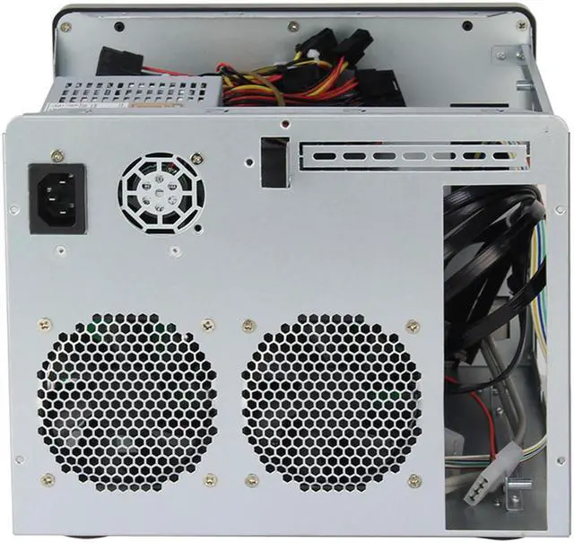 Alt view image 3 of 7 - 6 bay NAS chassis 6GB SATA backplane hot-swappable server mini-itx motherboard FLEX power supply office home mainframe empty chassis