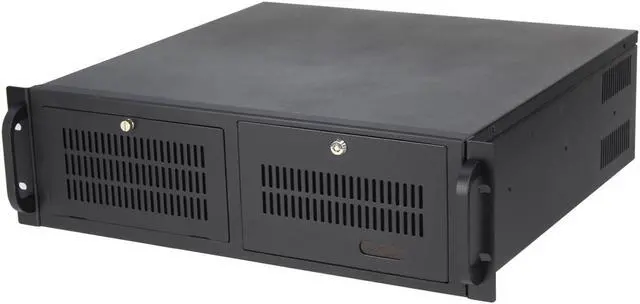 Main image of 3U industrial control server storage case 1.2mm SGCC comes standard with 2 8025B fans standard 13*12 or less motherboard position 2U power supply position empty chassis