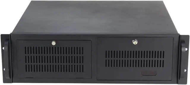 Alt view image 2 of 7 - 3U industrial control server storage case 1.2mm SGCC comes standard with 2 8025B fans standard 13*12 or less motherboard position 2U power supply position empty chassis