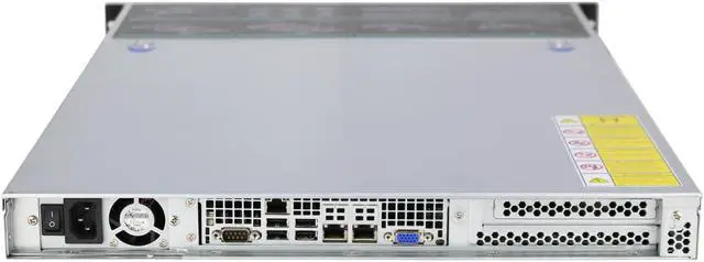 Alt view image 2 of 7 - 1U hot swappable 4-bit hard disk direct attached 6GB/SATA backplane storage server empty chassis