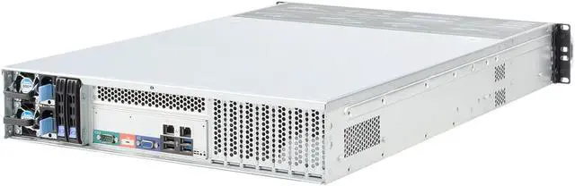 Alt view image 3 of 7 - 2U hot swappable 8-bay storage server directly connected 6GB/SATA backplane for E-ATX motherboard empty chassis