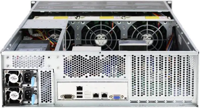 Alt view image 4 of 7 - 3U hot plug 16 hard disk 12GB/Expander backplane storage server empty chassis